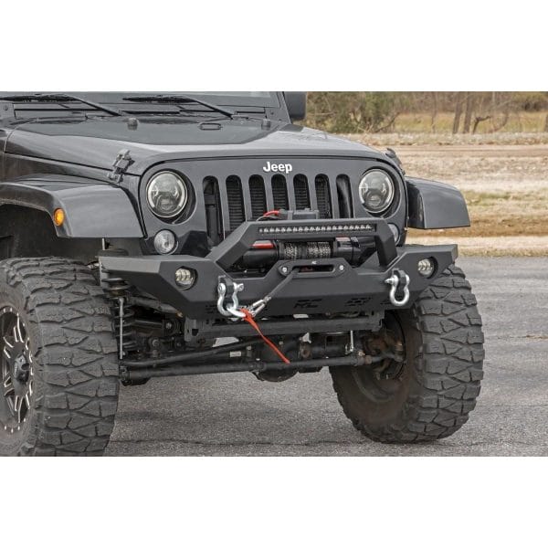 Rough Country Front Bumper - Sport - OE Fog - Jeep Gladiator JT Wrangler JK & JL