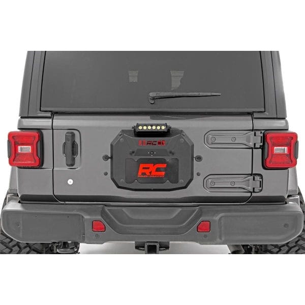 Spare Tire Carrier Delete - 8 Inch BLK Ser LED - Jeep Wrangler JL (18-23)