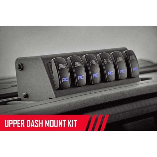 Rough Country Multiple Light Controller - Dash - Jeep Gladiator JT Wrangler 4xe Wrangler JL (18-23)