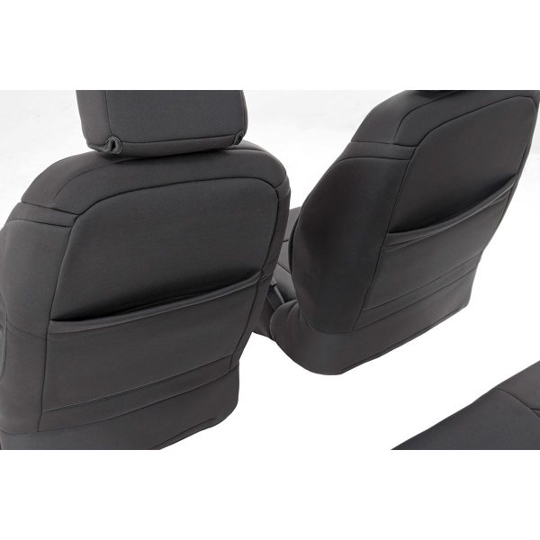 Rough Country Seat Covers - Front and Rear - Jeep Wrangler JK 4WD (2013-2018)