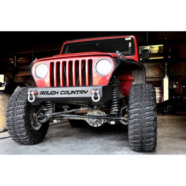 Rough Country D Ring Shackles and Mounts - TJ Stubby - XJ Winch - Jeep Cherokee XJ (84-01) Wrangler TJ (97-06)