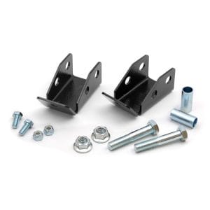 Rough Country Shock Relocation Brackets - Rear - Jeep Wrangler TJ 4WD (1997-2006)