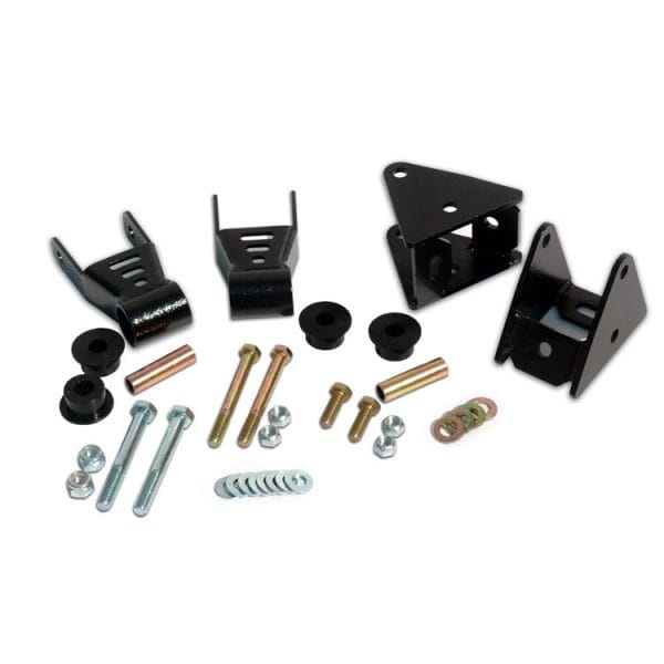 Rough Country Front Shackle Reversal Kit - Jeep Wrangler YJ 4WD (1987-1995)