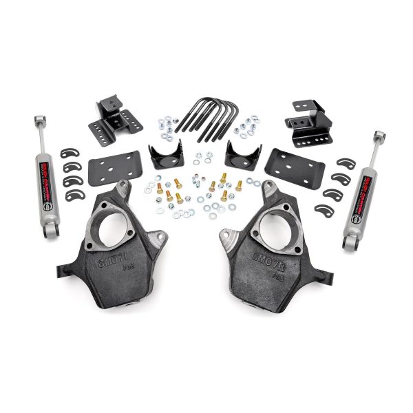 Lowering Kit - Knuckle - 2"FR - 4"RR - Chevy GMC 1500 (07-14)