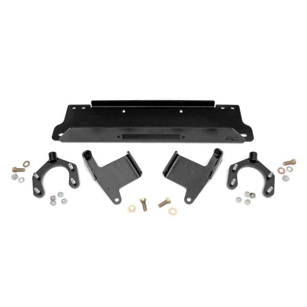 Rough Country Winch Mounting Plate - Factory Bmpr - Jeep Wrangler JK (2007-2018)