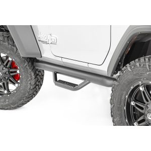 Rough Country Nerf Steps - Full Length - 2 Door - Jeep Wrangler JL 4WD (18-23)