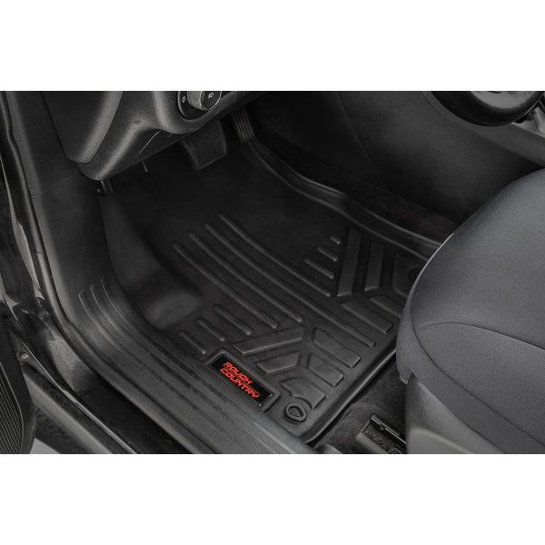 Rough Country Floor Mats - FR & RR - Jeep Cherokee KL 2WD 4WD (2014-2022)