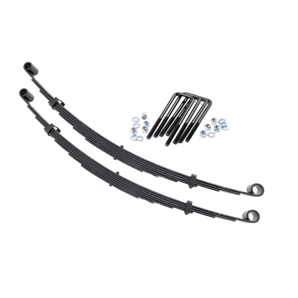 Front Leaf Springs - 4" Lift - Pair - Ford F-250 4WD (1977-1979)