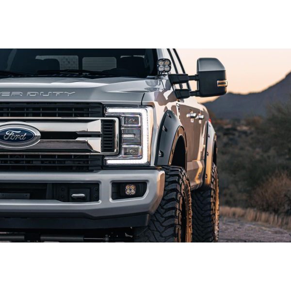 Rough Country Defender Pocket Fender Flares - Ford Super Duty 2WD 4WD (2017-2022)