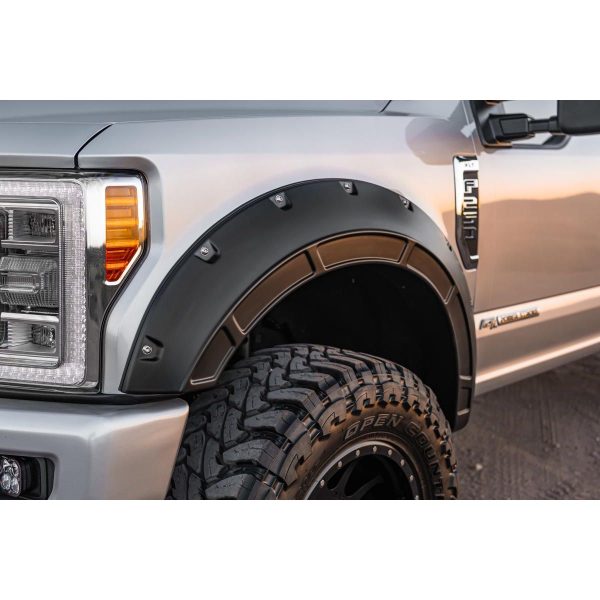 Rough Country Defender Pocket Fender Flares - Ford Super Duty 2WD 4WD (2017-2022)