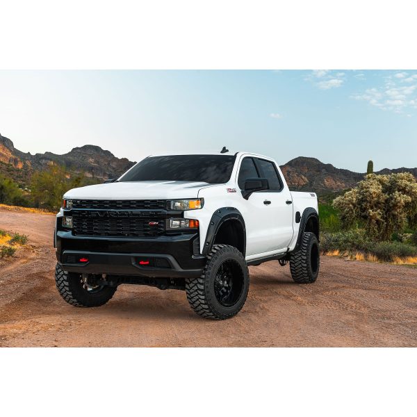 Rough Country Defender Pocket Fender Flares - Chevy Silverado 1500 2WD 4WD (19-23)