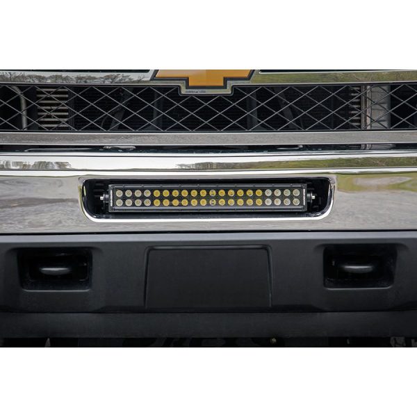 Rough Country LED Light Mount - Bumper - 20 in - Chevy Silverado 2500 HD 4WD (11-14)