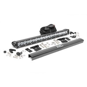 Rough Country Chrome Series LED Light Bar - 20 Inch - Single Row