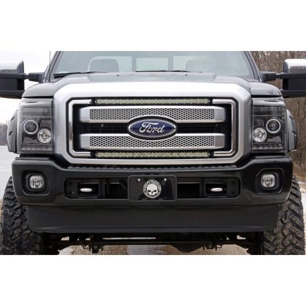 LED Light Kit - Grill Mount - 30" Chrome Single Row - Ford F-250 F-350 Super Duty (11-16)