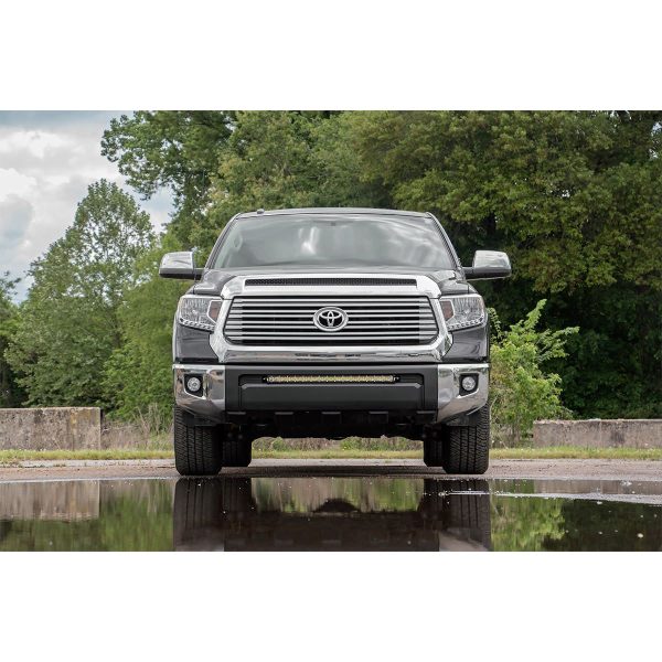 LED Light Kit - Bumper Mount - 30" Chrome Single Row - Toyota Tundra (14-21)