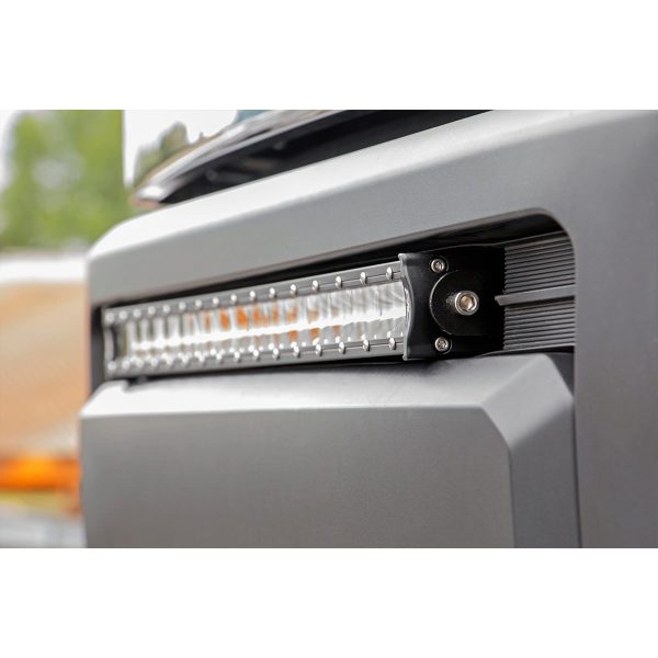 LED Light Kit - Bumper Mount - 30" Chrome Single Row - Toyota Tundra (14-21)