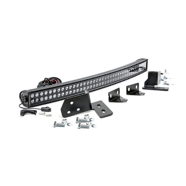 LED Light - Bumper Mount - 40" Black Dual Row - Ford F-250 Super Duty (11-16)