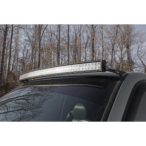 Rough Country LED Light Mount - Upper Windshield - 50 in Curved - Chevy GMC 1500 (99-06 & Classic)