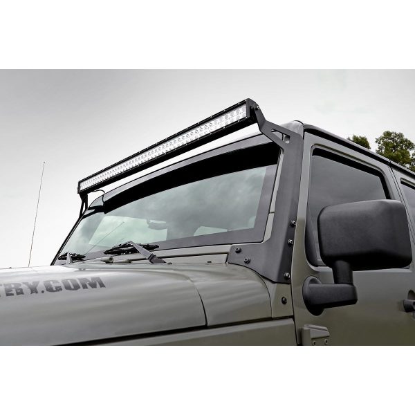 LED Light Kit - Windshield Mount - 50" Spectrum Dual Row - Jeep Wrangler JK (07-18)