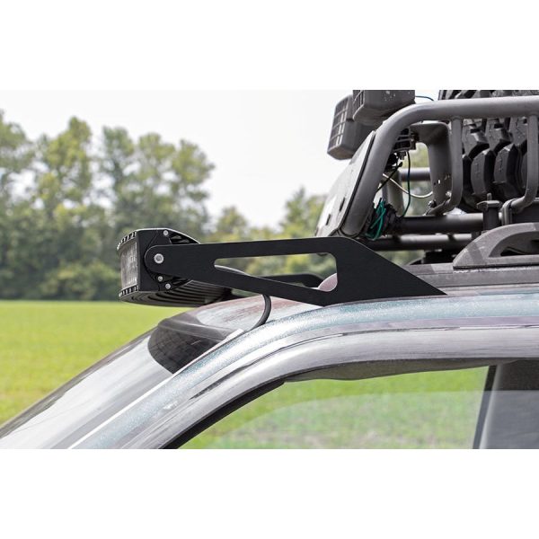 Rough Country LED Light Mount - Upper Windshield - 50 in Curved - Jeep Grand Cherokee ZJ (93-98)