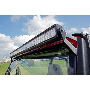 Rough Country LED Light Mount - Upper Windshield - 50 in Straight - Jeep Wrangler YJ (87-95)