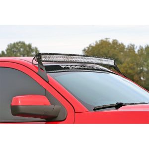 Rough Country LED Light Mount - Upper Windshield - 54 in Curved - Chevy GMC SUV 1500 (15-20)