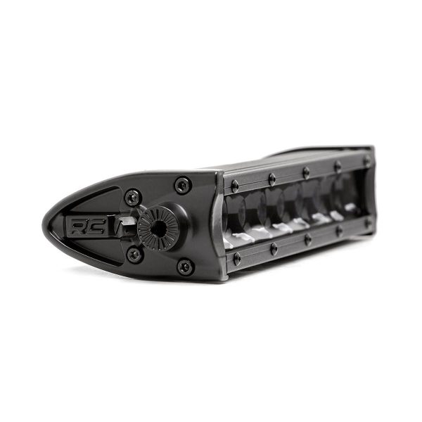 Rough Country Black Series LED Light Bar - 8 Inch - Single Row Pair