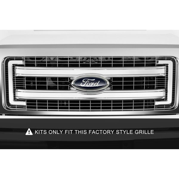 LED Light Kit - Grille Mount - Dual 30" Black Single Row - Ford F-150 (09-14)