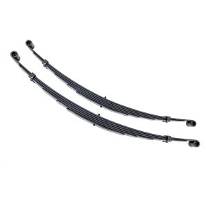 Front Leaf Springs - 4" Lift - Pair - Dodge Plymouth Trailduster W100 Truck W200 Truck (70-89)