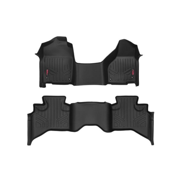 Rough Country Floor Mats - One Piece FR -Quad Cab - Ram 1500 2WD 4WD (2012-2018 & Classic)