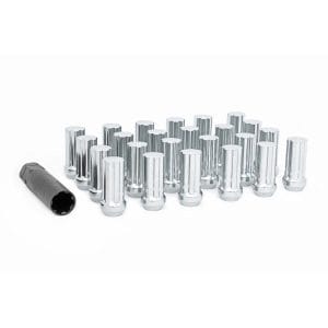 Rough Country Lug Nut Set - M14x2.0 - 24 Qty - Chrome