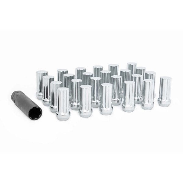 Rough Country Lug Nut Set - M14x2.0 - 24 Qty - Chrome