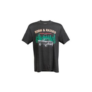 Rough Country T-Shirt - Born & Raised - Black - SM