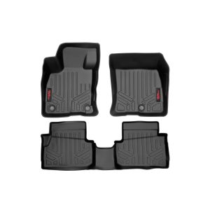 Rough Country Floor Mats - Front and Rear - Ford Maverick 4WD (2022-2023)