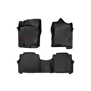 Rough Country Floor Mats - FR & RR - Crew Cab - Nissan Titan (17-21) Titan XD (16-21)