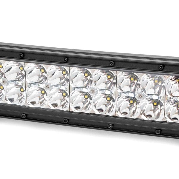 Rough Country Chrome Series LED Light - 30 Inch - Dual Row - White DRL