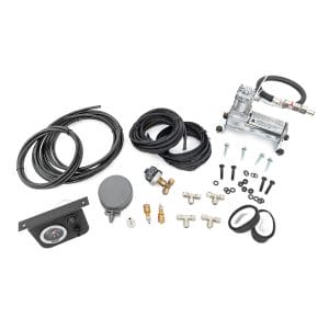 Onboard Air Bag Compressor Kit w/Gauge