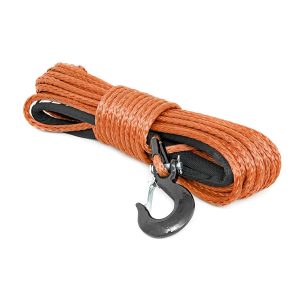 Rough Country Synthetic Rope - 3 8 Inch - 85 Ft - Orange
