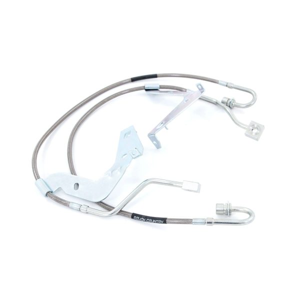 Brake Lines - Stainless - Front - Ford F-250 F-350 Super Duty (17-23)