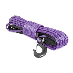 Rough Country Synthetic Rope - 3 8 Inch - 85 Ft - Purple
