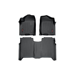 Rough Country Floor Mats - FR & RR - Crew Cab - Nissan Titan 2WD 4WD (2004-2015)