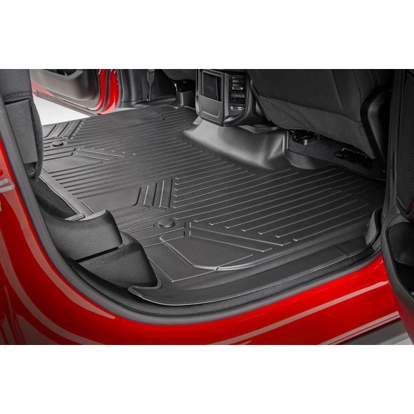 Rough Country Floor Mats - FR & RR - RR Storage- Crew - Ram 1500 (19-23) 1500 TRX (21-23)