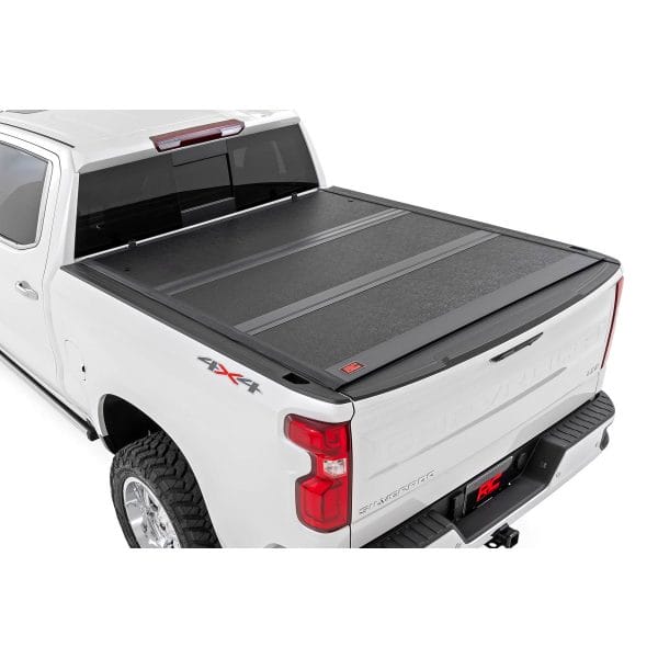 Hard Low Profile Bed Cover - 6'7" Bed - Rail Cap - Chevy GMC 1500 2500HD 3500HD (14-19)