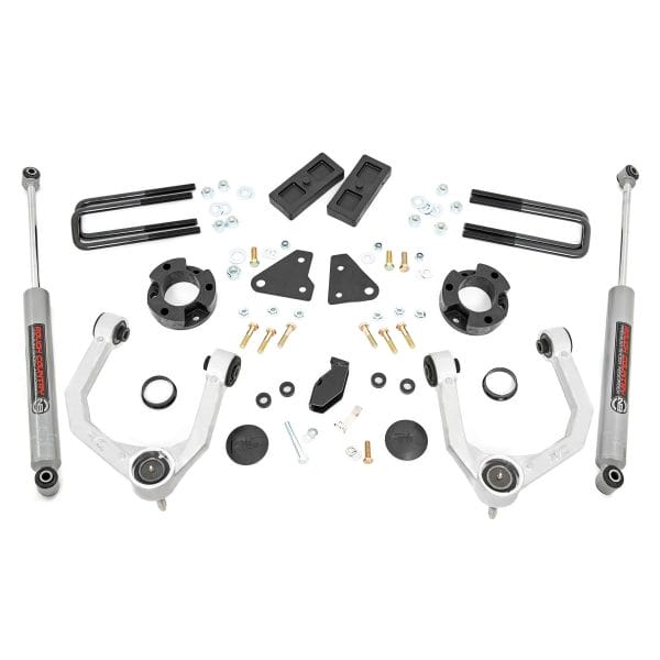 3.5 Inch Lift Kit - N3 - Cast Steel Knuckles - Ford Ranger (19-23)