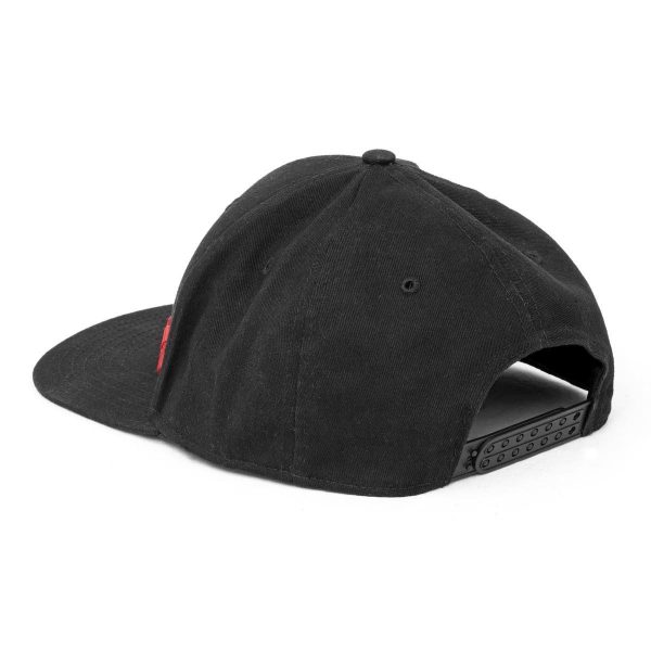 Rough Country Hat - Flat Bill - Red Logo - Black