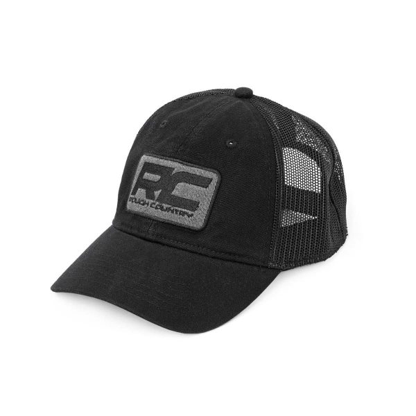 Rough Country Hat - Mesh - Rough Country Patch - Black