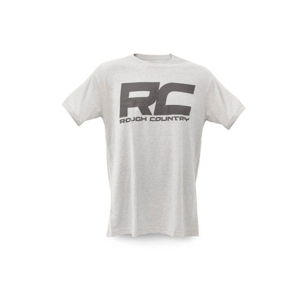 Rough Country T-Shirt - Logo - Grey - XL