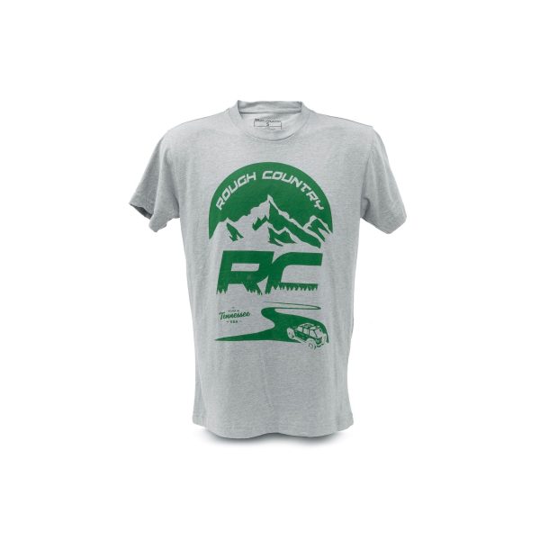 Rough Country T-Shirt - RC Mountains - Gray - MD