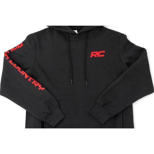 Rough Country Rough Country Hoodie - RC Mountains - Black- SM