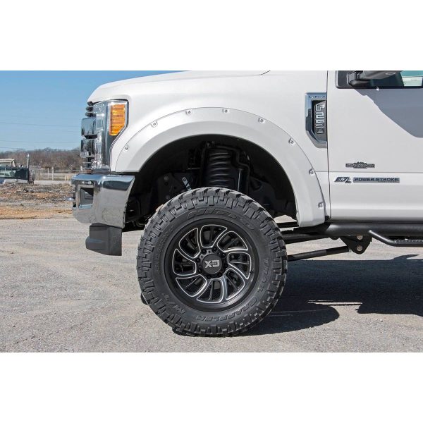 Rough Country Pocket Fender Flares - Ford Super Duty 2WD 4WD (2017-2022)